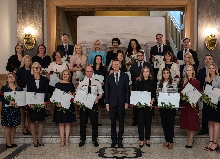 Head of FIU Latvia receives recognition for promoting the image of Latvia abroad and strengthening Latvia’s statehood