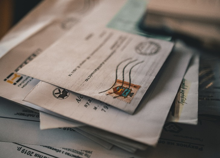 Vairākas aploksnes kā sūtītas vēstules. Foto: pixabay.com