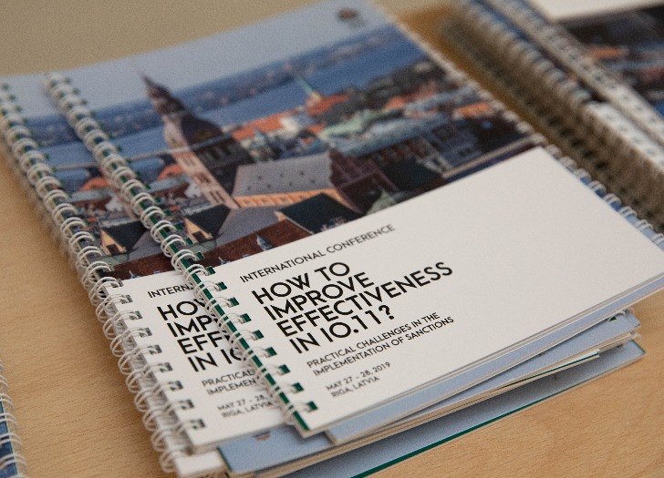 The first page of conference program.  Photo: the FIU Latvia