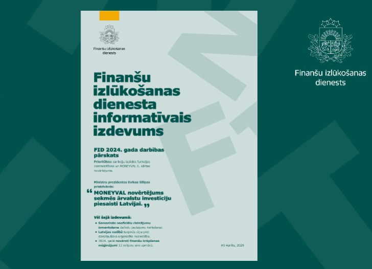 Finanšu izlūkošanas dienesta aprīļa informatīvais izdevums